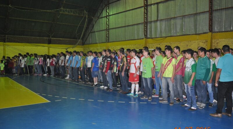 ABERTURA OFICIAL DO CAMPEONATO MUNICIPAL DE FUTSAL DE SALÃO 3°TAÇA SULCREDI EDIÇÃO 2015