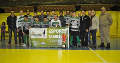 Conhecidos campeões do campeonato municipal de futsal - TAÇA SULCREDI